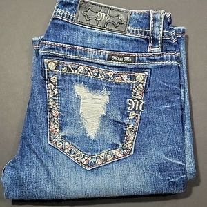 Miss Me Boot Cut Jeans Size 28 - 32 Inseam